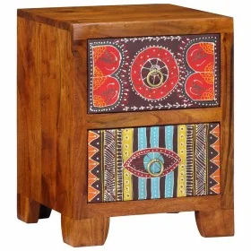 Mesita de noche 35x35x45 cm madera maciza de acacia von , Nachttische - Ref: Foro24-4016492, Preis: 96,64 €, Rabatt: %