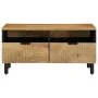 Mesa de centro madera maciza de mango marrón 80x54x40 cm von , Couchtisch - Ref: Foro24-4017733, Preis: 133,20 €, Rabatt: %