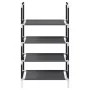 Zapatero 4 niveles negro 44x28x77 cm tejido no tejido de , Zapateros y organizadores de calzado - Ref: Foro24-4100617, Precio...