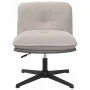 Silla oficina giratoria tejido imitación lana rizada gris claro de , Sillas - Ref: Foro24-4105385, Precio: 117,81 €, Descuent...
