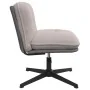 Silla oficina giratoria tejido imitación lana rizada gris claro de , Sillas - Ref: Foro24-4105385, Precio: 117,81 €, Descuent...