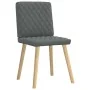 Sillas de comedor 2 unidades tela gris oscuro de , Sillas de comedor - Ref: Foro24-4101122, Precio: 103,64 €, Descuento: %