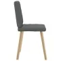 Sillas de comedor 2 unidades tela gris oscuro de , Sillas de comedor - Ref: Foro24-4101122, Precio: 103,64 €, Descuento: %