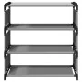 Zapatero 4 niveles gris 54x28x55 cm tejido no tejido de , Zapateros y organizadores de calzado - Ref: Foro24-4100622, Precio:...