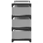Zapatero 4 niveles gris 54x28x55 cm tejido no tejido de , Zapateros y organizadores de calzado - Ref: Foro24-4100622, Precio:...