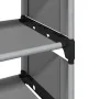 Zapatero 4 niveles gris 54x28x55 cm tejido no tejido de , Zapateros y organizadores de calzado - Ref: Foro24-4100622, Precio:...