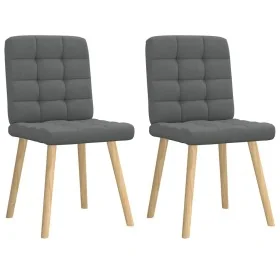 Sillas de comedor 2 unidades tela gris oscuro von , Essstühle - Ref: Foro24-4101092, Preis: 105,52 €, Rabatt: %