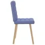 Sillas de comedor 2 uds tela azul jeans de , Sillas de comedor - Ref: Foro24-4101101, Precio: 105,11 €, Descuento: %