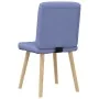 Sillas de comedor 2 uds tela azul jeans de , Sillas de comedor - Ref: Foro24-4101101, Precio: 105,11 €, Descuento: %