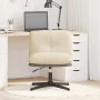Silla de oficina giratoria tela color crema de , Sillas - Ref: Foro24-4105391, Precio: 115,24 €, Descuento: %