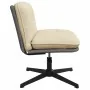 Silla de oficina giratoria tela color crema de , Sillas - Ref: Foro24-4105391, Precio: 115,24 €, Descuento: %