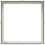 Jardinera acero blanco 80x80x30 cm de , Maceteros y jardineras - Ref: Foro24-860802, Precio: 58,49 €, Descuento: %