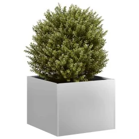 Jardinera 40x40x30 cm de acero galvanizado de , Maceteros y jardineras - Ref: Foro24-860799, Precio: 39,35 €, Descuento: %