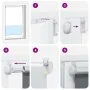 Estor Enrollable Opaco Color Café 95x150 cm Tela Ancho 90,7cm de , Persianas y estores - Ref: Foro24-4010997, Precio: 22,97 €...