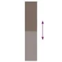 Estor Enrollable Opaco Color Café 50x210 cm Tela Ancho 45,7cm de , Persianas y estores - Ref: Foro24-4011040, Precio: 19,24 €...