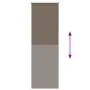Estor Enrollable Opaco Color Café 60x175 cm Tela Ancho 55,7cm de , Persianas y estores - Ref: Foro24-4011016, Precio: 15,92 €...