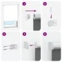 Estor Enrollable Opaco Blanco Roto 120x210cm Tela Ancho 116,6cm de , Persianas y estores - Ref: Foro24-4011704, Precio: 27,29...