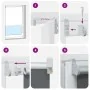 Estor Enrollable Opaco Blanco Roto 160x210cm Tela Ancho 156,6cm de , Persianas y estores - Ref: Foro24-4011712, Precio: 33,20...