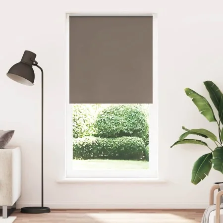 Estor Enrollable Opaco Color Café 95x230cm Tela Ancho 90,7cm de , Persianas y estores - Ref: Foro24-4011075, Precio: 22,17 €,...