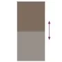 Estor Enrollable Opaco Color Café 95x230cm Tela Ancho 90,7cm de , Persianas y estores - Ref: Foro24-4011075, Precio: 22,17 €,...