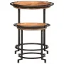 Juego de mesas auxiliar 2 piezas madera maciza de acacia de , Mesas auxiliares - Ref: Foro24-4013514, Precio: 101,88 €, Descu...