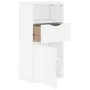 Mueble auxiliar con cajón ODDA blanco 40x24x79 cm madera pino de , Aparadores - Ref: Foro24-4103600, Precio: 63,02 €, Descuen...