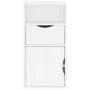 Mueble auxiliar con cajón ODDA blanco 40x24x79 cm madera pino de , Aparadores - Ref: Foro24-4103600, Precio: 63,02 €, Descuen...