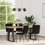 Sillas de comedor 4 unidades terciopelo negro by , dining chairs - Ref: Foro24-3315292, Price: 163,06 €, Discount: %