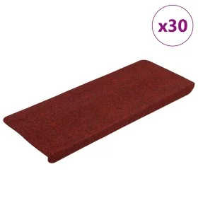 Alfombrilla autoadhesiva escalera 30 uds rojo 65x24,5x3,5 cm de , Alfombrillas para escalones - Ref: Foro24-3365916, Precio: ...