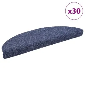 Alfombrilla autoadhesiva escalera 30 uds azul 56x17x3 cm de , Alfombrillas para escalones - Ref: Foro24-3365684, Precio: 73,3...