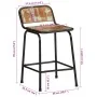 Taburetes de barra 4 uds 46x35,5x70 madera maciza reciclada de , Taburetes de cocina - Ref: Foro24-4013537, Precio: 231,41 €,...
