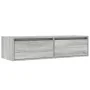 Mueble de TV con luces LED sonoma gris 100X35,5x25 cm de , Muebles TV - Ref: Foro24-860243, Precio: 84,06 €, Descuento: %