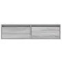 Mueble de TV con luces LED sonoma gris 100X35,5x25 cm de , Muebles TV - Ref: Foro24-860243, Precio: 84,06 €, Descuento: %