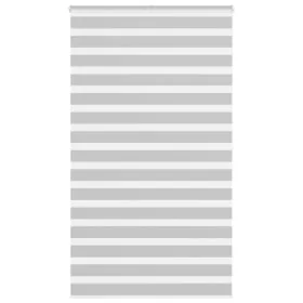 Estor cebra gris claro 135x200cm tejido ancho 130,9cm poliéster de , Persianas y estores - Ref: Foro24-4014476, Precio: 30,30...