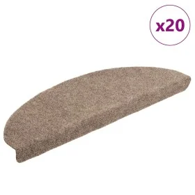 Alfombrilla autoadhesiva escalera 20 uds crema 65x21x4 cm de , Alfombrillas para escalones - Ref: Foro24-3365652, Precio: 63,...