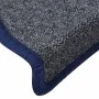 Alfombrilla escalera 30 uds gris oscuro y azul 56x17x3 cm de , Alfombrillas para escalones - Ref: Foro24-3365743, Precio: 92,...