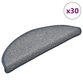 Alfombrilla escalera 30 uds gris claro and azul 56x17x3 cm de , Alfombrillas para escalones - Ref: Foro24-3365748, Precio: 84...