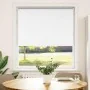 Estor Enrollable Opaco Blanco 115x150 cm Tela Ancho 110,7 cm de , Persianas y estores - Ref: Foro24-4011911, Precio: 27,55 €,...