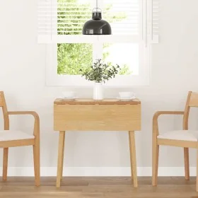 Dining Table Natural Solid Wood Rubber de , Mesas de cocina y de comedor - Ref: Foro24-4102535, Precio: 134,01 €, Descuento: %