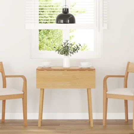 Dining Table Natural Solid Wood Rubber de , Mesas de cocina y de comedor - Ref: Foro24-4102535, Precio: 134,01 €, Descuento: %