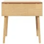 Dining Table Natural Solid Wood Rubber de , Mesas de cocina y de comedor - Ref: Foro24-4102535, Precio: 134,01 €, Descuento: %