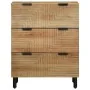 Aparadores 2 uds. madera maciza de mango marrón 60x33x75 cm de , Taquillas y armarios de almacenamiento - Ref: Foro24-3310004...