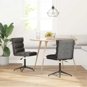 Sillas de comedor 2 unidades cuero sintético negro by , dining chairs - Ref: Foro24-3315405, Price: 127,10 €, Discount: %