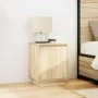 Mesillas de noche con luces LED 2 uds roble sonoma 38x34x50 cm by , Nightstands - Ref: Foro24-861270, Price: 84,12 €, Discoun...