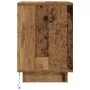 Mesillas de noche con luces LED 2 uds madera vieja 38x34x50 cm de , Mesitas de noche - Ref: Foro24-861298, Precio: 97,99 €, D...