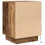Mesillas de noche con luces LED 2 uds madera vieja 38x34x50 cm de , Mesitas de noche - Ref: Foro24-861298, Precio: 97,99 €, D...