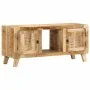 Mueble de TV madera maciza de mango rugosa 105x46x32 cm by , CD and DVD storage - Ref: Foro24-4104521, Price: 214,94 €, Disco...