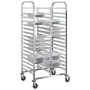 Carro con bandejas y 32 contenedores GN 75x55x162,5 cm de , Carros de cocina y comedor - Ref: Foro24-4108072, Precio: 215,20 ...
