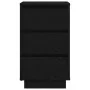 Mesilla de noche con luces LED negro38x34x65 cm de , Mesitas de noche - Ref: Foro24-861302, Precio: 74,43 €, Descuento: %