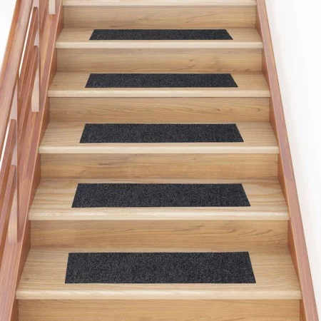Alfombrillas escaleras autoadhesivas 30uds gris 76x20 cm de , Alfombrillas para escalones - Ref: Foro24-3365722, Precio: 52,1...
